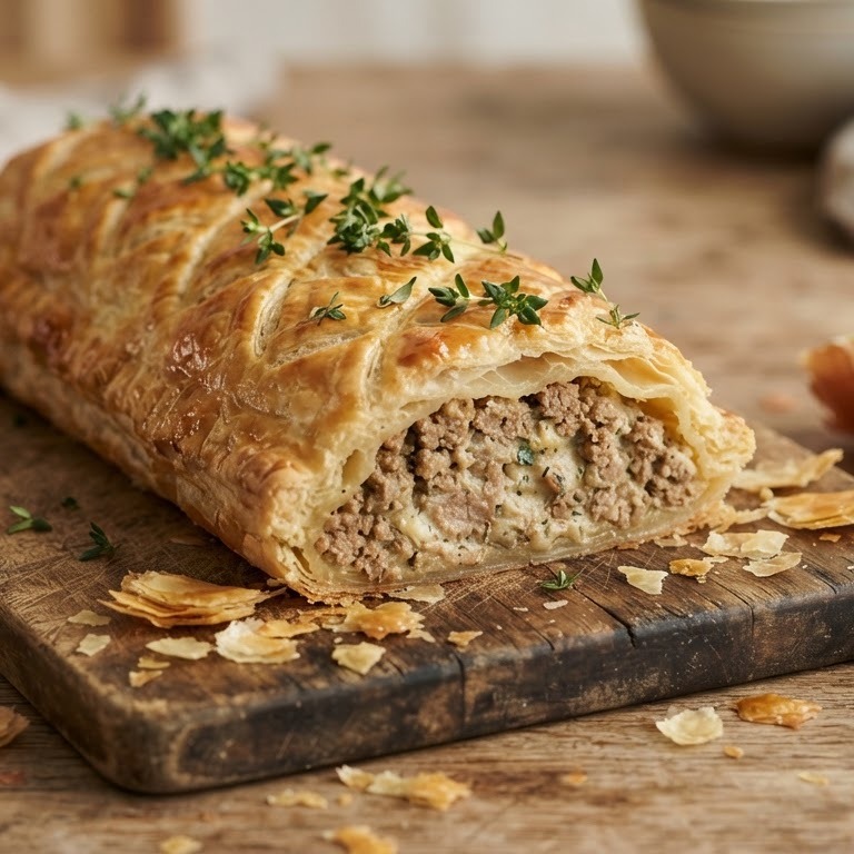 Gehaktstrudel recept