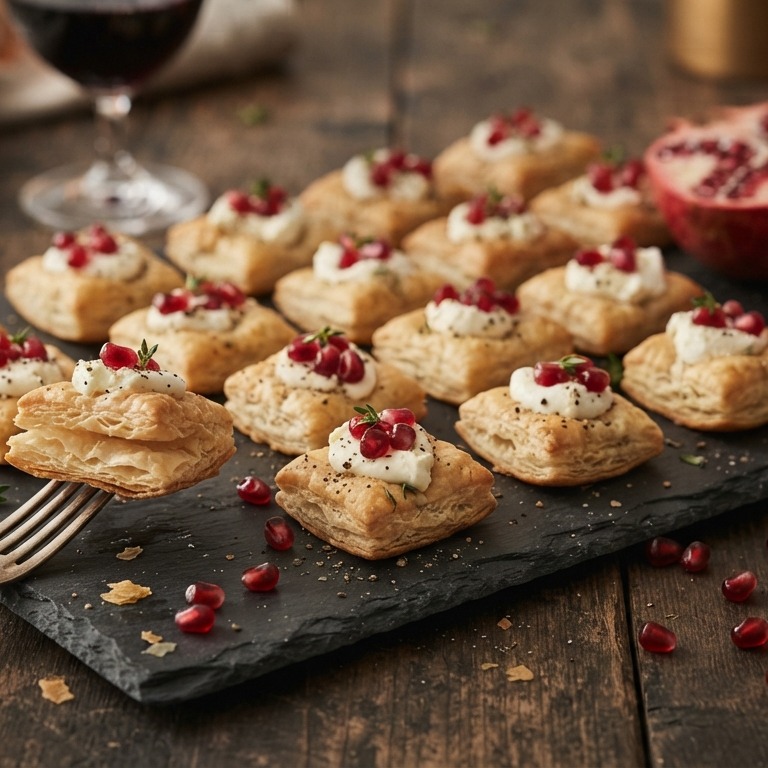 Geitenkaas en granaatappelhapje recept