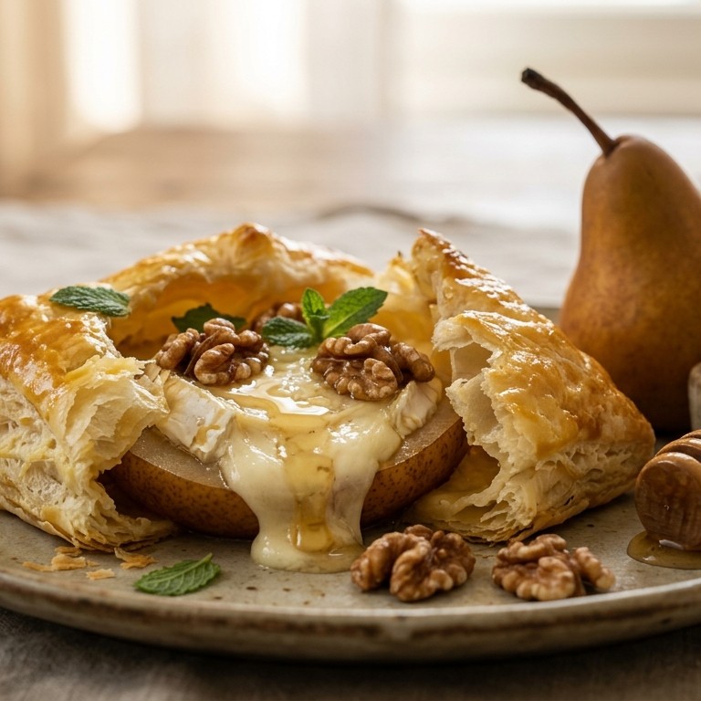 Geitenkaas met honing in bladerdeeg recept