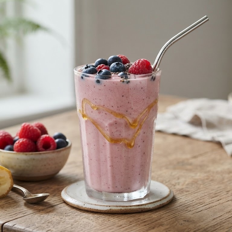 Geitenyoghurtsmoothie met fruit recept