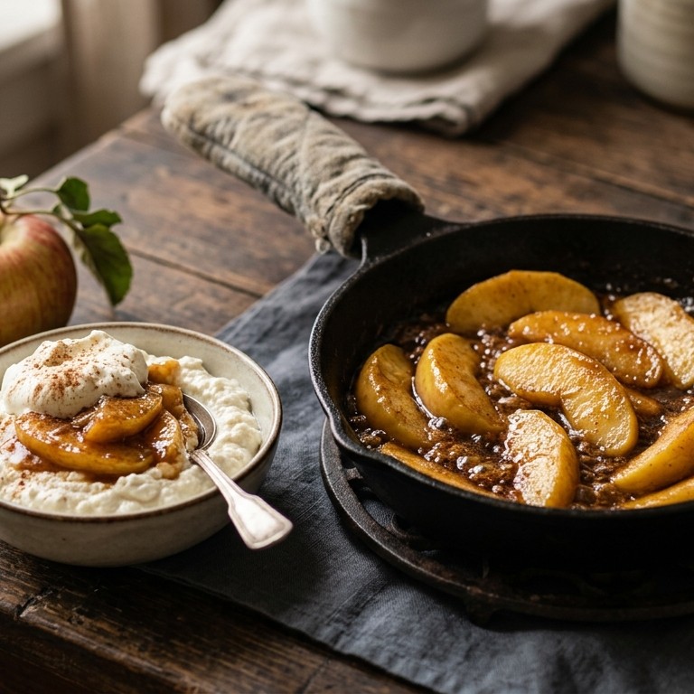 Gekarameliseerde appeltjes voor gourmet recept