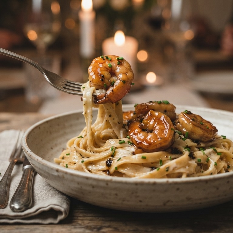 Gekarameliseerde scampi recept