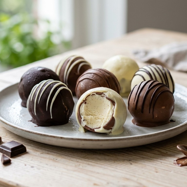 Gekleurde ijsballen recept