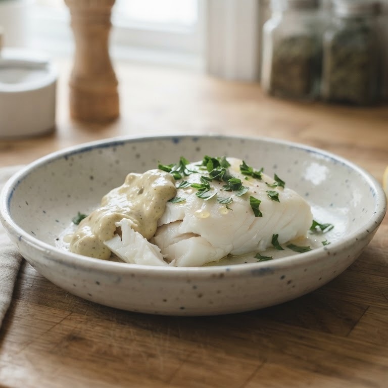 Gekookte kabeljauw recept