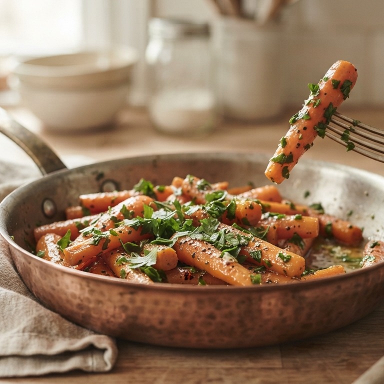 Gekookte worteltjes met peterselie recept