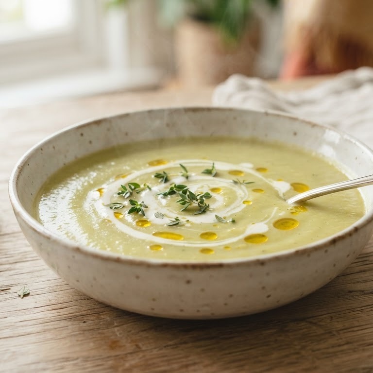 Gekruide courgette soep recept