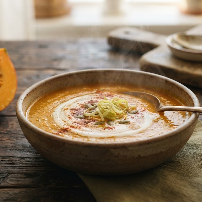 Gekruide pompoensoep recept