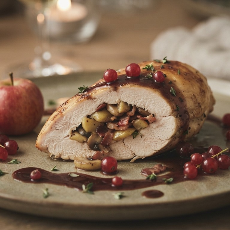 Gemarineerde en gevulde kipfilet recept