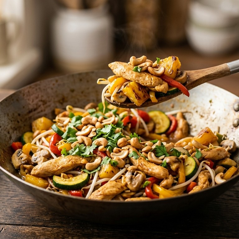 Gemarineerde kip met ananas recept