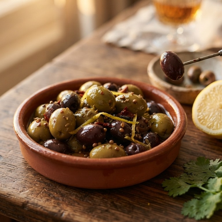 Gemarineerde olijven recept