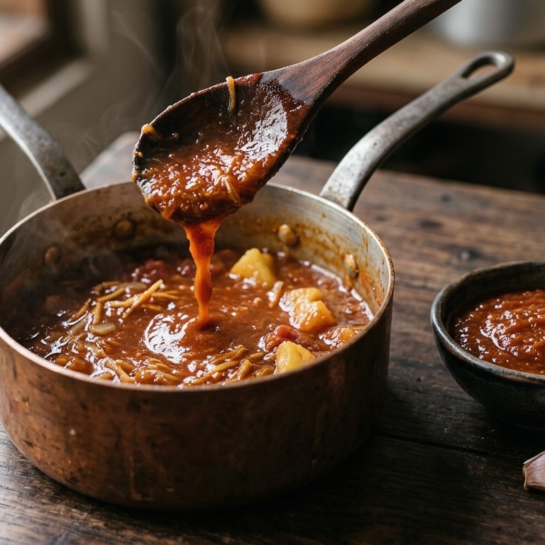 Gember-tomatensaus recept