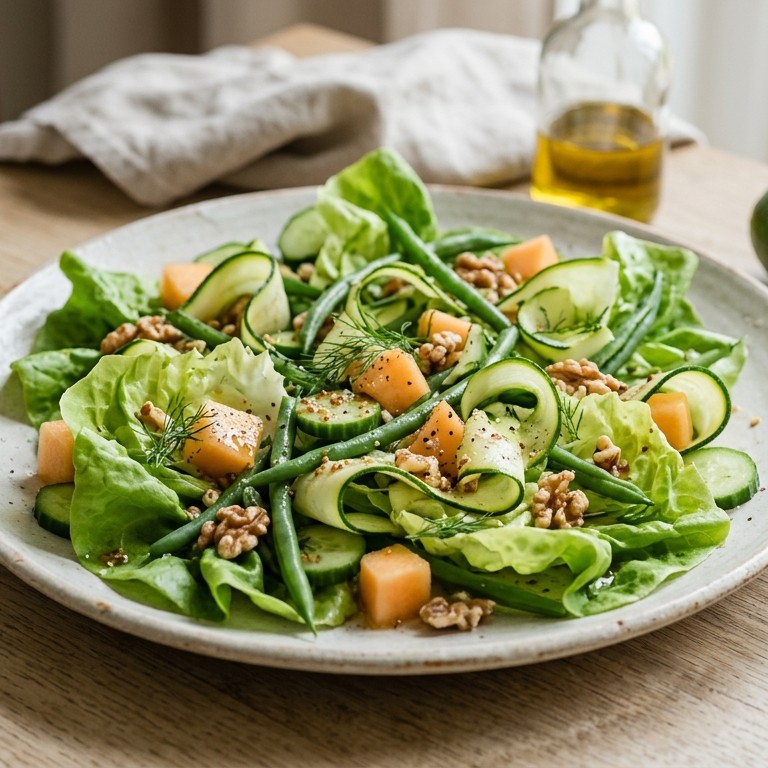 Gemengde groene salade recept