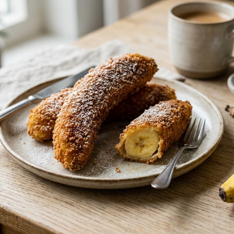 Gepaneerde banaan recept