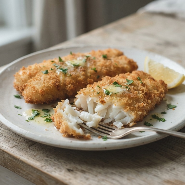 Gepaneerde visfilets recept