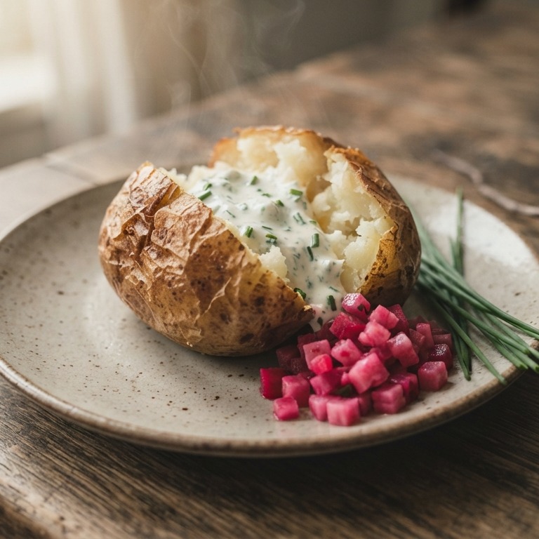 Gepofte aardappel recept