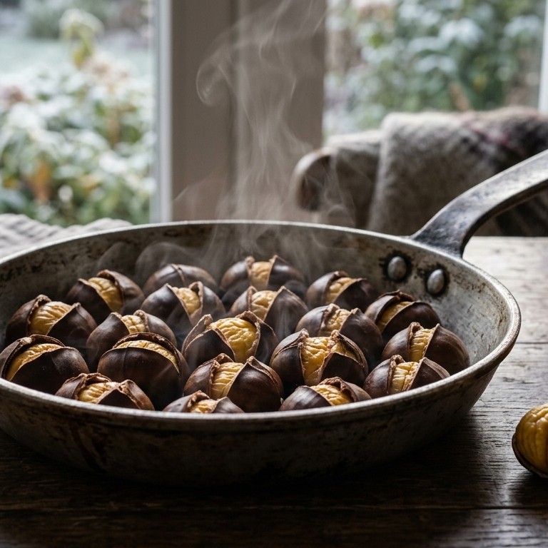Gepofte kastanjes uit de oven recept