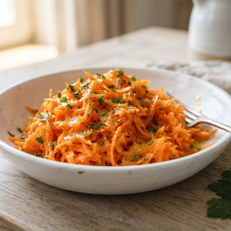 Geraspte wortelsalade recept