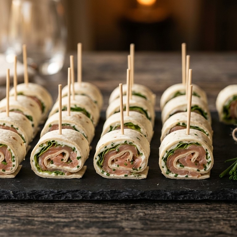 Gerookte zalmwraphapjes recept