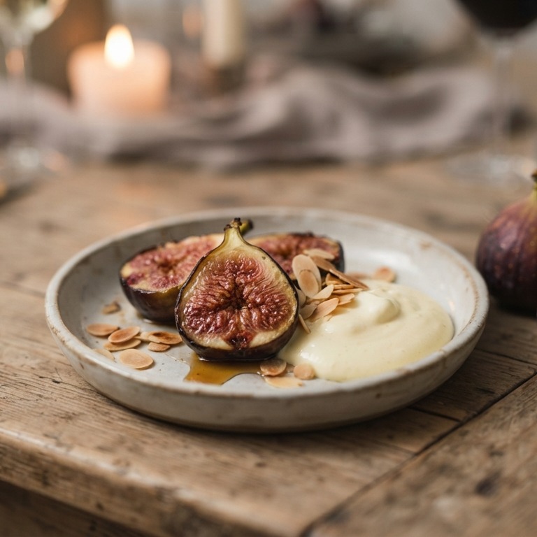 Geroosterde vijgen met limoncelloroom recept