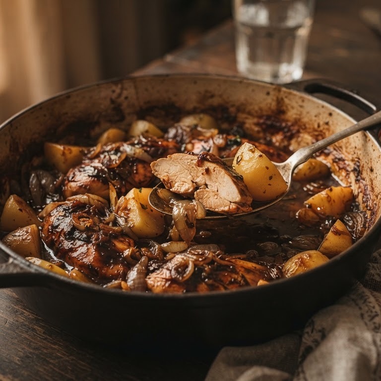 Gesmoorde kipfilet recept