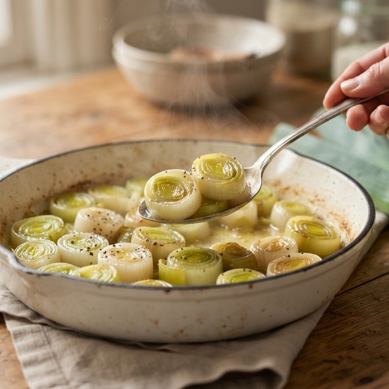 Gesmoorde prei recept