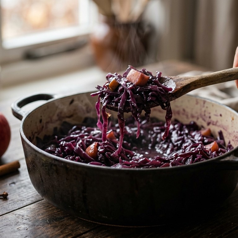 Gesmoorde rode kool recept