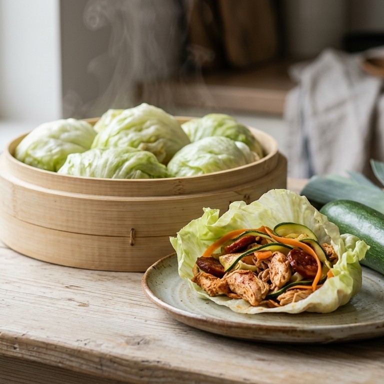 Gestoomde cajunkippakketjes recept