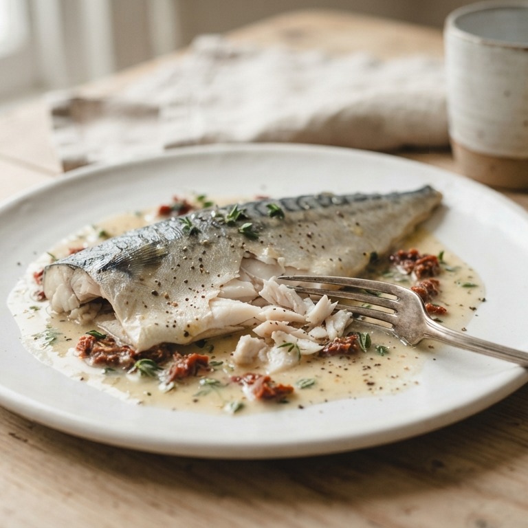 Gestoomde makreel met citroensausje recept