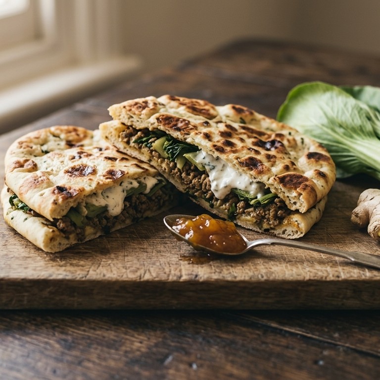 Gevuld naanbrood recept