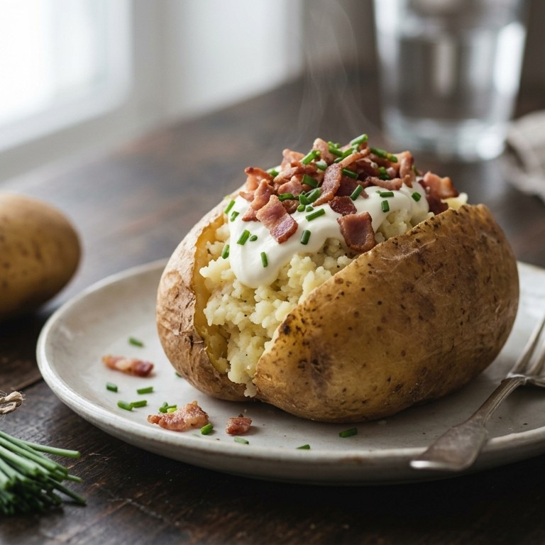 Gevulde aardappel recept