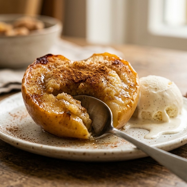 Gevulde appel met spijs en kaneel uit de oven recept
