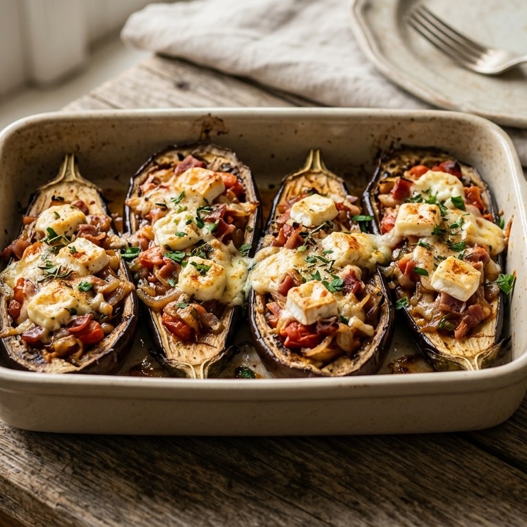 Gevulde aubergines recept