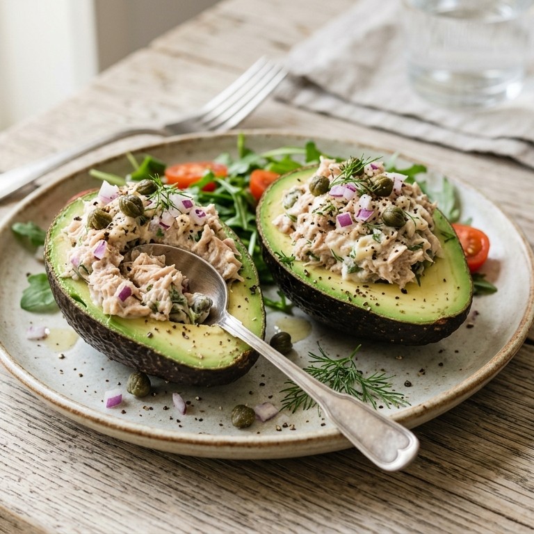 Gevulde avocado recept