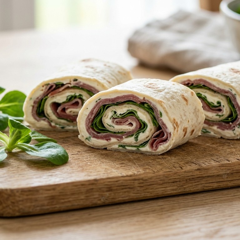 Gevulde bloemtortilla recept