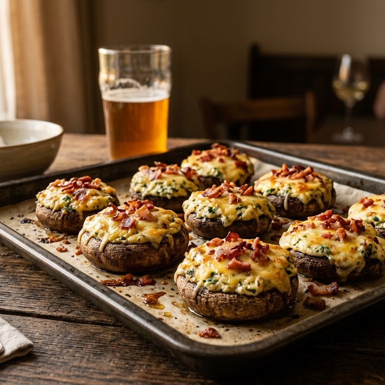 Gevulde champignons recept