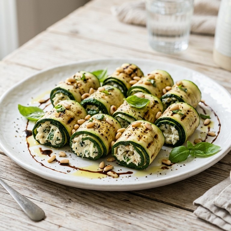 Gevulde courgette-rolletjes recept