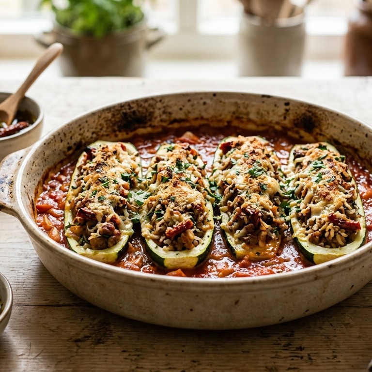 Gevulde courgettes recept