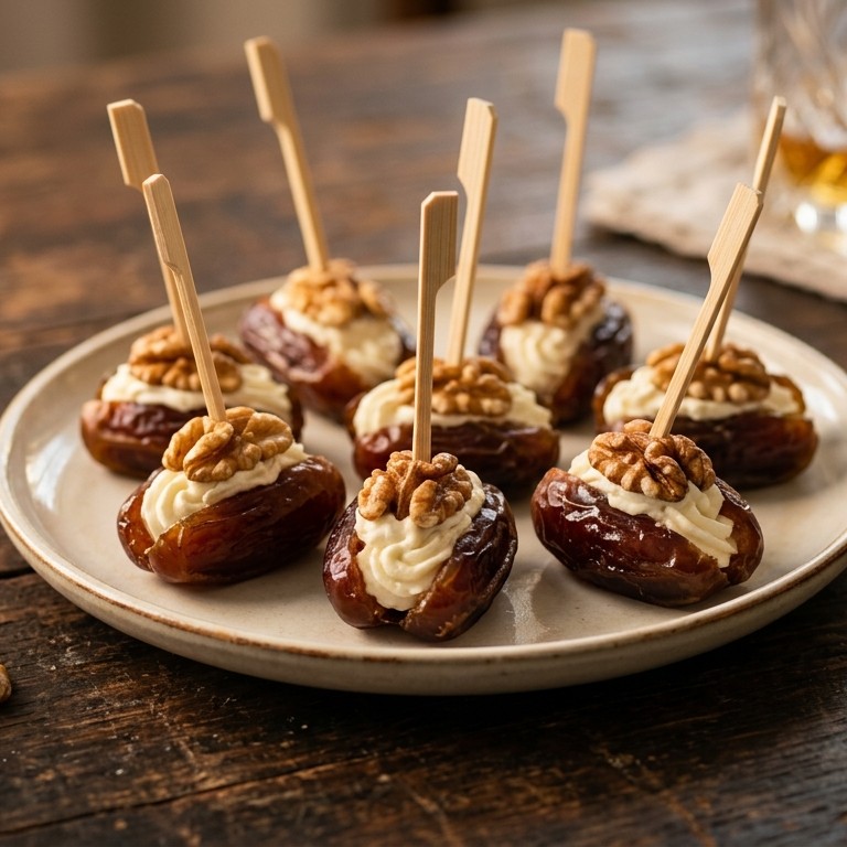 Gevulde dadels met monchou recept
