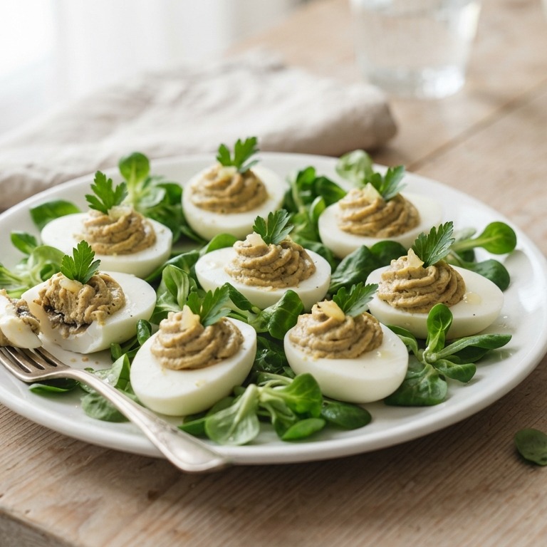 Gevulde eieren met sardines recept