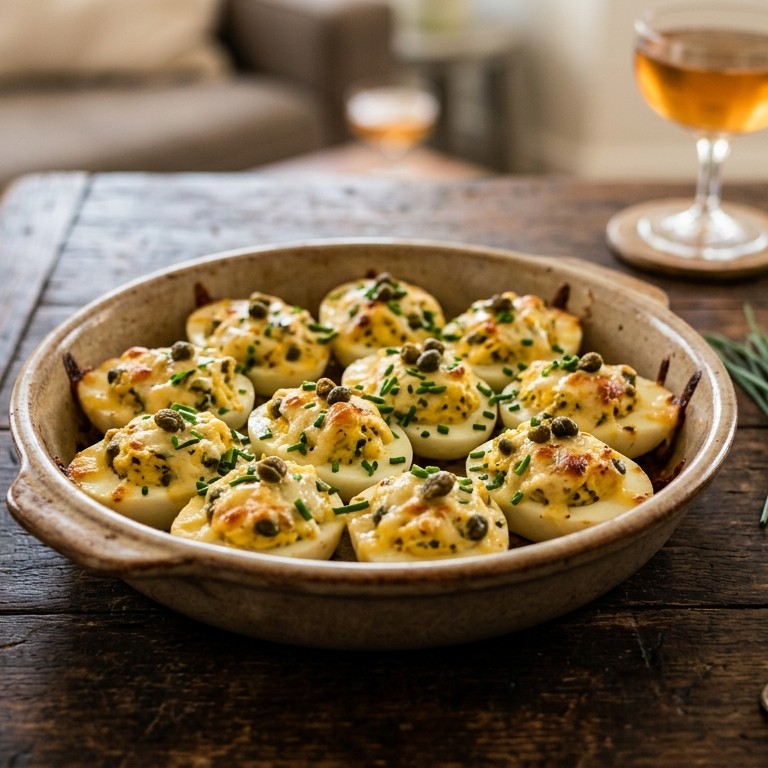 Gevulde eieren uit de oven recept