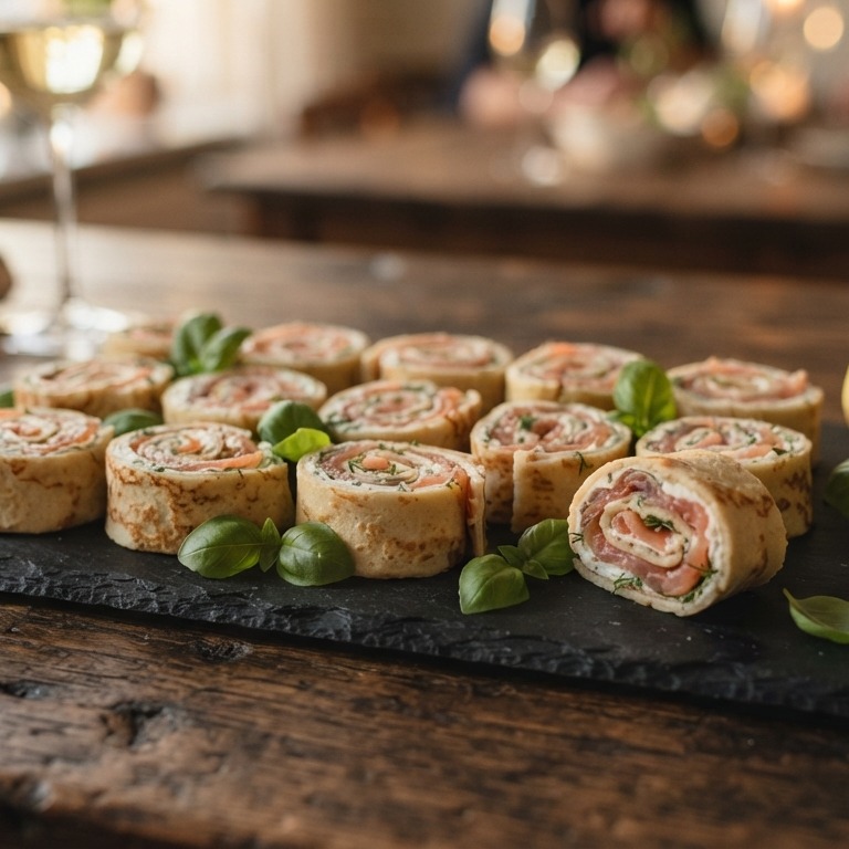 Gevulde flensjes met zalm recept