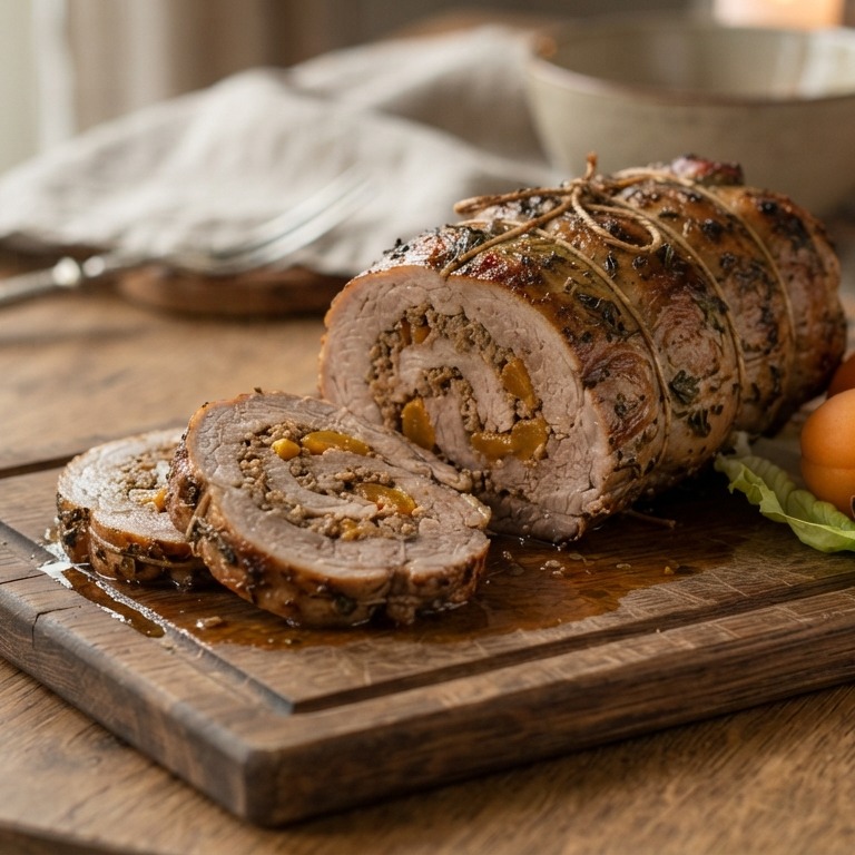 Gevulde kalfsfricandeau recept