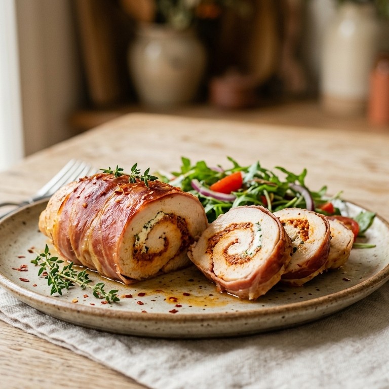 Gevulde kipfilet uit de oven van Anne recept