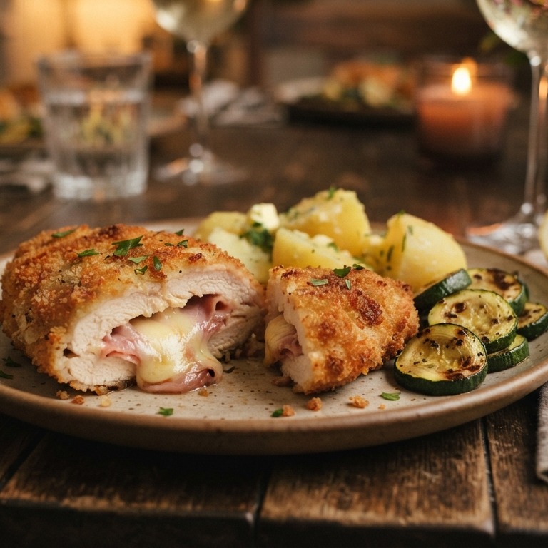 Gevulde kippenlapjes op de wijze van Maredsous recept
