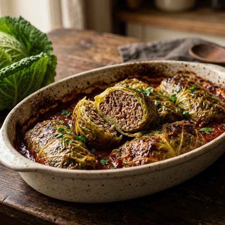 Gevulde koolbladeren recept