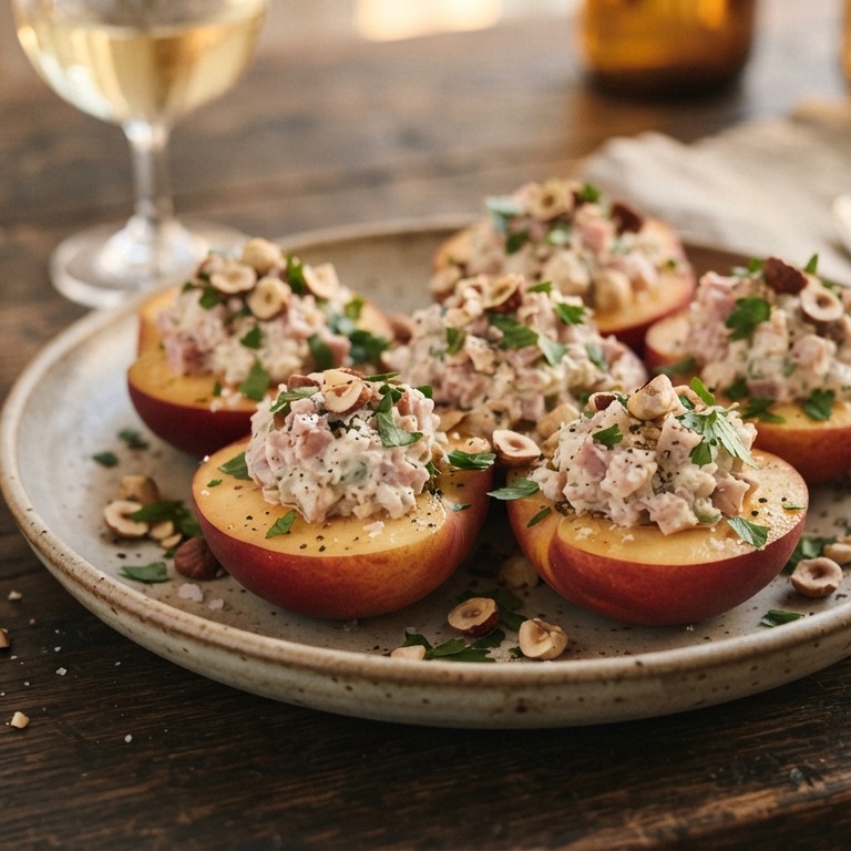 Gevulde nectarines recept
