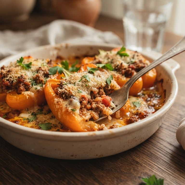 Gevulde paprika met gehakt recept