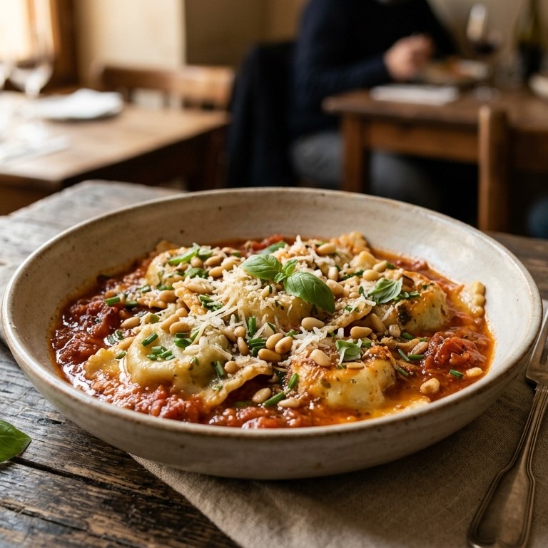 Gevulde pasta alla Romana recept