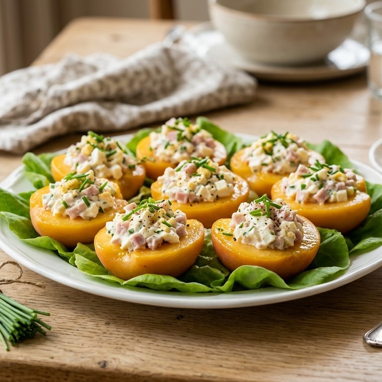 Gevulde perzik recept