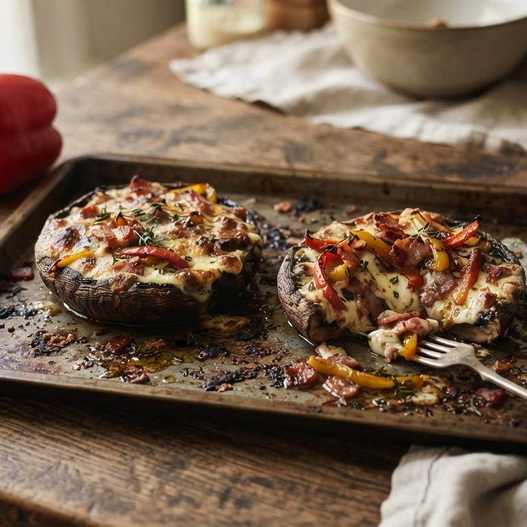 Gevulde portobello recept